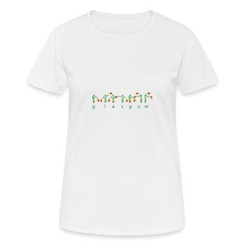 Glasgow Semaphore - Women's Breathable T-Shirt - white - Front - AI Model Female 172 dark (172cm)