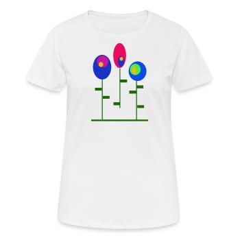 Iza Fabian Retro Style, Shop, Damen, Baby, Kinder - Frauen T-Shirt atmungsaktiv - Weiß - Vorne - AI Model Female 172 dark (172cm)