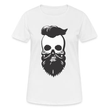 T-SHIRT MODERNE ROCK N ROLL - T-shirt respirant Femme - blanc - Devant - AI Model Female 172 dark (172cm)