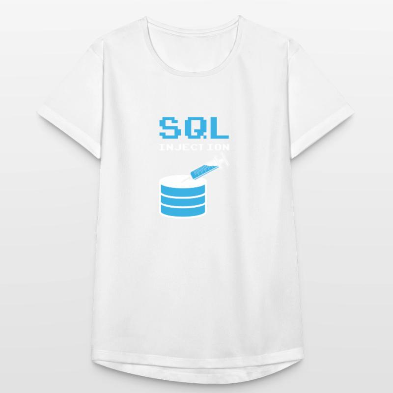 SQL Injection For SQL database admins Women's Breathable T-Shirt