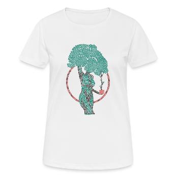 Lady Justice - Women's Breathable T-Shirt - white - Front - AI Model Female 172 dark (172cm)