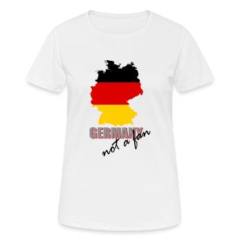 Anti Deutschland Demo Protest - Frauen T-Shirt atmungsaktiv - Weiß - Vorne - AI Model Female 172 dark (172cm)
