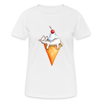 Baby - Women's Breathable T-Shirt - white - Front - AI Model Female 172 dark (172cm)