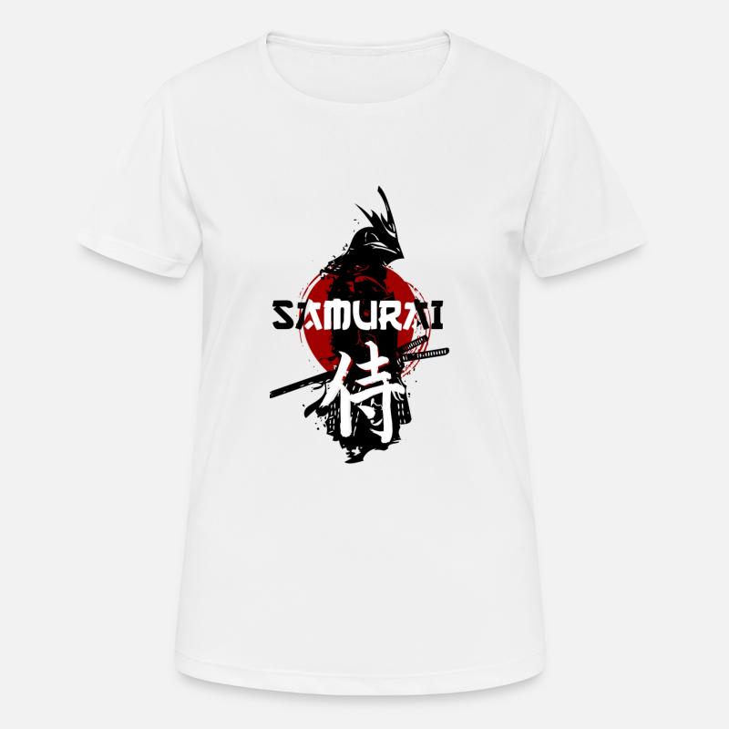 SAMURAI (Kanji) - Women's Breathable T-Shirt - white