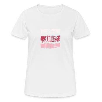 Lihue Kauai Hawaii Vacation Souvenir Abstract - Women's Breathable T-Shirt - white - Front - AI Model Female 172 dark (172cm)