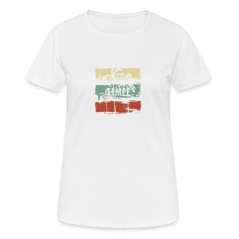 Tempe Arizona Artistic Vacation Souvenir Abstract - Women's Breathable T-Shirt - white - Front - AI Model Female 172 dark (172cm)