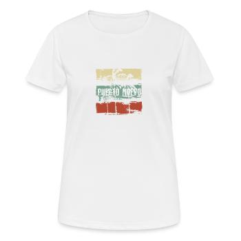 Puerto Nuevo Mexico Artistic Vacation Souvenir - Women's Breathable T-Shirt - white - Front - AI Model Female 172 dark (172cm)