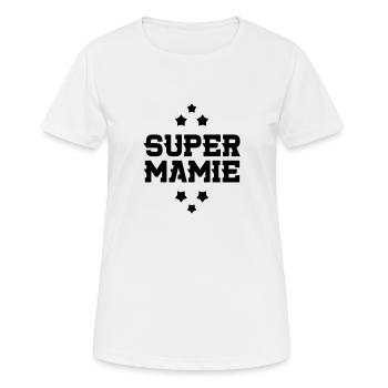 Großmütter / Oma / Mami / Großmutter / Mamy - Frauen T-Shirt atmungsaktiv - Weiß - Vorne - AI Model Female 172 dark (172cm)