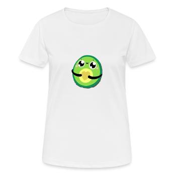 Cuqui Avocado - Frauen T-Shirt atmungsaktiv - Weiß - Vorne - AI Model Female 172 dark (172cm)
