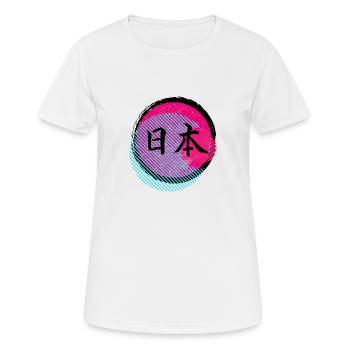 Tokyo, capitale du Japon - T-shirt respirant Femme - blanc - Devant - AI Model Female 172 dark (172cm)