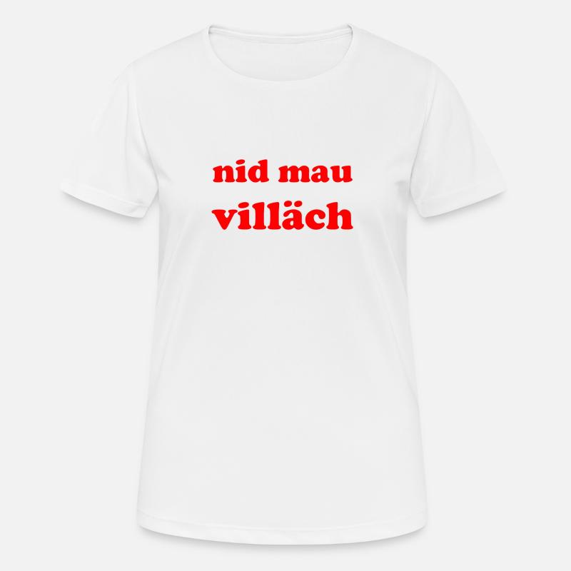 nid mau villäch - Women's Breathable T-Shirt - white
