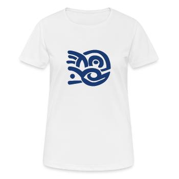 Fish Ornament Fishing - Women's Breathable T-Shirt - white - Front - AI Model Female 172 dark (172cm)