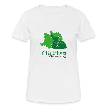 Kitzrettung Oberfranken - Women's Breathable T-Shirt - white - Front - AI Model Female 172 dark (172cm)