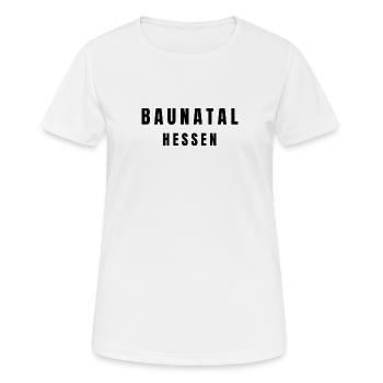 Baunatal Hesse - T-shirt respirant Femme - blanc - Devant - AI Model Female 172 dark (172cm)