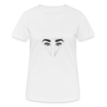 Brows Sourcils eyebrows browlifting microbladin - T-shirt respirant Femme - blanc - Devant - AI Model Female 172 dark (172cm)
