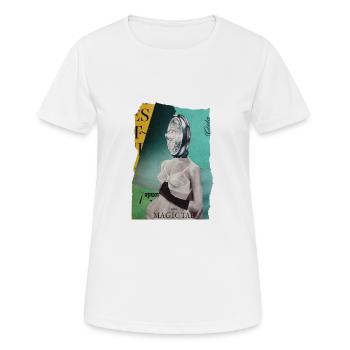 Magic Tab - Women's Breathable T-Shirt - white - Front - AI Model Female 172 dark (172cm)