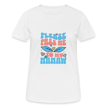 S’il vous plaît, passez-moi à mes grands-parents spéciaux maman - T-shirt respirant Femme - blanc - Devant - AI Model Female 172 dark (172cm)