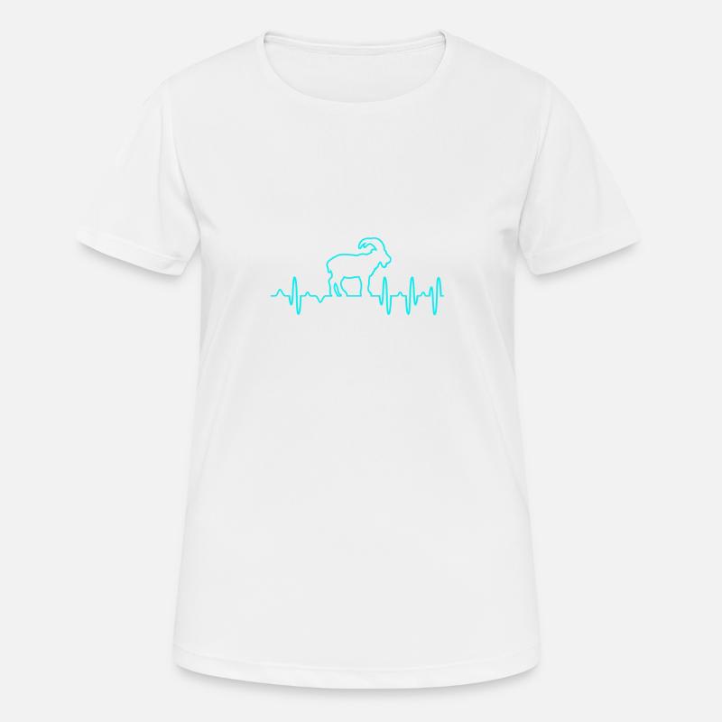 goat - Women's Breathable T-Shirt - white