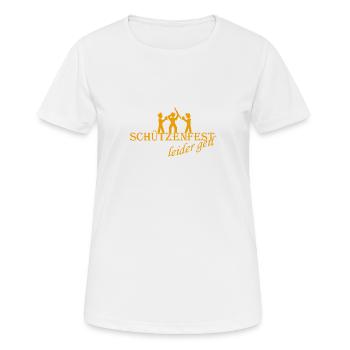 Leider geil - Frauen T-Shirt atmungsaktiv - Weiß - Vorne - AI Model Female 172 dark (172cm)