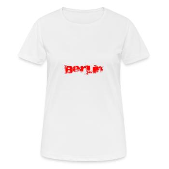 Berlin - T-shirt respirant Femme - blanc - Devant - AI Model Female 172 dark (172cm)