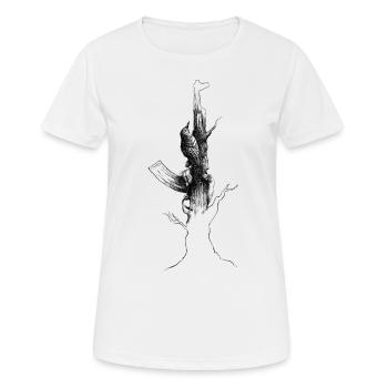Pic Ak47 - T-shirt respirant Femme - blanc - Devant - AI Model Female 172 dark (172cm)