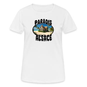 Paradise Alsace - Women's Breathable T-Shirt - white - Front - AI Model Female 172 dark (172cm)
