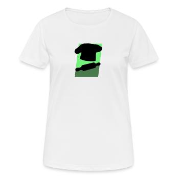 Backen Backwaren Bäckerei - Frauen T-Shirt atmungsaktiv - Weiß - Vorne - AI Model Female 172 dark (172cm)