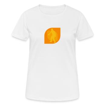 Disc Player Disc Golf Player - Women's Breathable T-Shirt - white - Front - AI Model Female 172 dark (172cm)