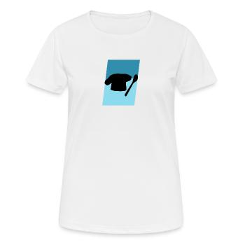 Backwaren Muffin Backen - Frauen T-Shirt atmungsaktiv - Weiß - Vorne - AI Model Female 172 dark (172cm)
