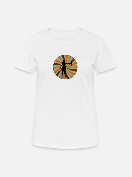 Bogenschießen Schießsport - Frauen T-Shirt atmungsaktiv - Weiß