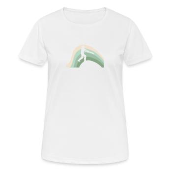 Pitcher Cricket Cricket - Women's Breathable T-Shirt - white - Front - AI Model Female 172 dark (172cm)