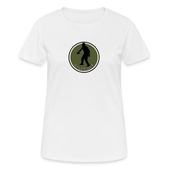 Disc Golfer Disc Golf - Women's Breathable T-Shirt - white - Front - AI Model Female 172 dark (172cm)