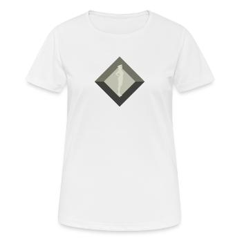 Flugbegleiter Flug Flugzeug - Frauen T-Shirt atmungsaktiv - Weiß - Vorne - AI Model Female 172 dark (172cm)