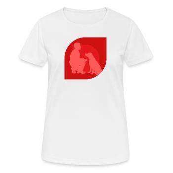Dog Trainer Dog Training - Women's Breathable T-Shirt - white - Front - AI Model Female 172 dark (172cm)