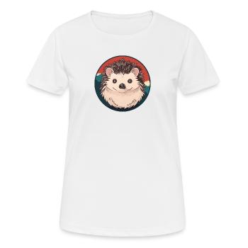 Hedgehog Spine Pointed - Women's Breathable T-Shirt - white - Front - AI Model Female 172 dark (172cm)