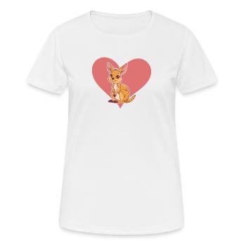 Kaenguru Sydney - T-shirt respirant Femme - blanc - Devant - AI Model Female 172 dark (172cm)