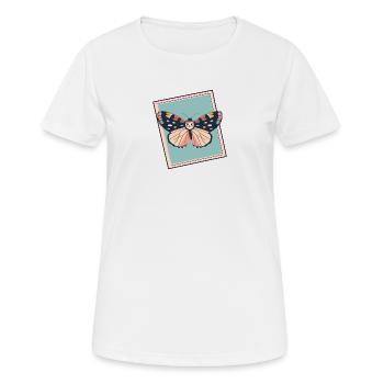 Schmetterling Tier Schmetterlinge - Frauen T-Shirt atmungsaktiv - Weiß - Vorne - AI Model Female 172 dark (172cm)