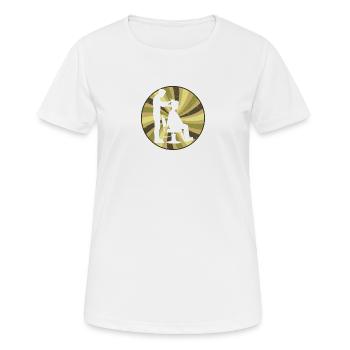 Friseur Frisör Frisur - Frauen T-Shirt atmungsaktiv - Weiß - Vorne - AI Model Female 172 dark (172cm)