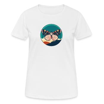Schmetterling Tiere Tierliebhaber - Frauen T-Shirt atmungsaktiv - Weiß - Vorne - AI Model Female 172 dark (172cm)