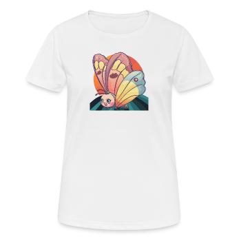 Schmetterling Schmetterlinge A - Frauen T-Shirt atmungsaktiv - Weiß - Vorne - AI Model Female 172 dark (172cm)