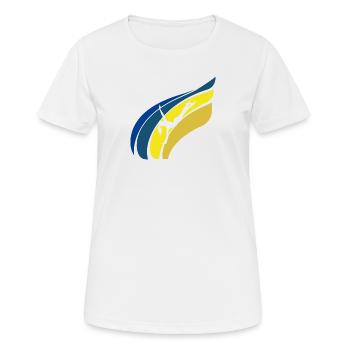 Turner Handstand Gymnastik - Frauen T-Shirt atmungsaktiv - Weiß - Vorne - AI Model Female 172 dark (172cm)