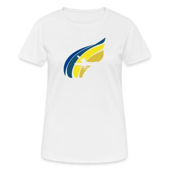 Kayak Aviron d’eau vive - T-shirt respirant Femme - blanc - Devant - AI Model Female 172 dark (172cm)