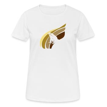 Frosch Lurch Amphibie - Frauen T-Shirt atmungsaktiv - Weiß - Vorne - AI Model Female 172 dark (172cm)