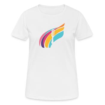 Coiffeur Coiffeur - T-shirt respirant Femme - blanc - Devant - AI Model Female 172 dark (172cm)