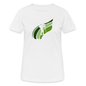 Photographer SLR Camera Photography - Women's Breathable T-Shirt - white - Front - AI Model Female 172 dark (172cm)