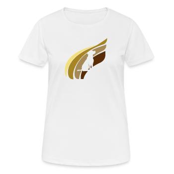 Dressage de chiens Éducateur canin - T-shirt respirant Femme - blanc - Devant - AI Model Female 172 dark (172cm)