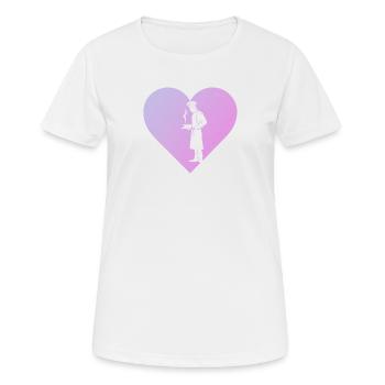 Cuisinier Cuisinier - T-shirt respirant Femme - blanc - Devant - AI Model Female 172 dark (172cm)