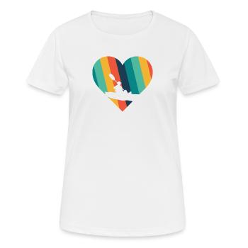 Kayak Aviron Kayak - T-shirt respirant Femme - blanc - Devant - AI Model Female 172 dark (172cm)