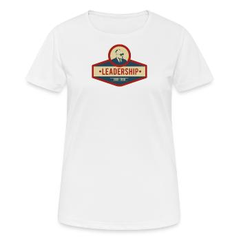 Leadership Ataturk - T-shirt respirant Femme - blanc - Devant - AI Model Female 172 dark (172cm)