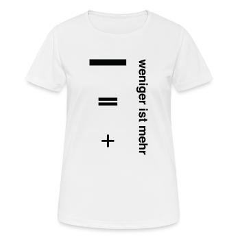 Less is more Bauhaus Design 2 - Women's Breathable T-Shirt - white - Front - AI Model Female 172 dark (172cm)